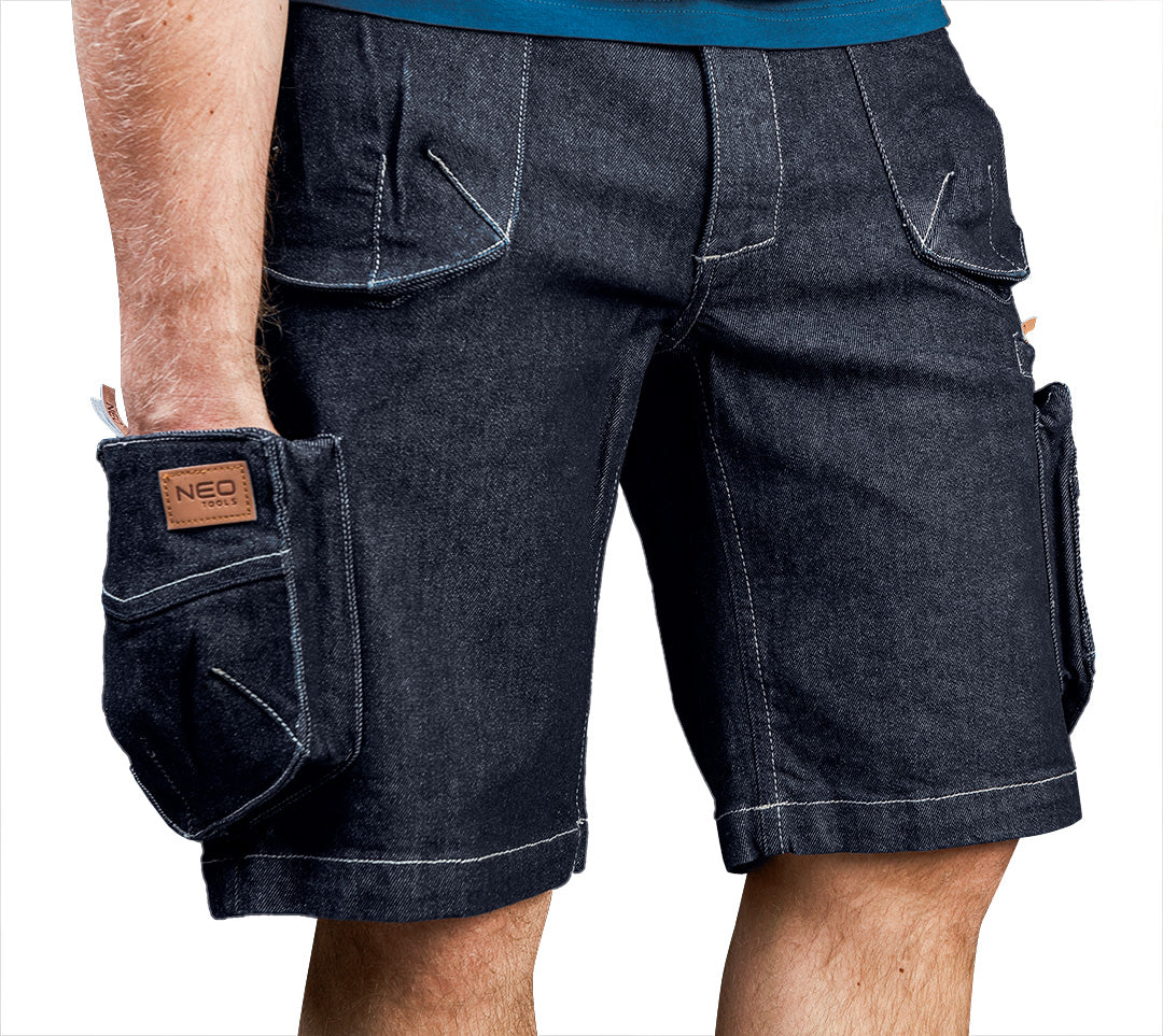 Krátke šortky DENIM, veľkosť L od NEO TOOLS nájdeš na naravis.sk