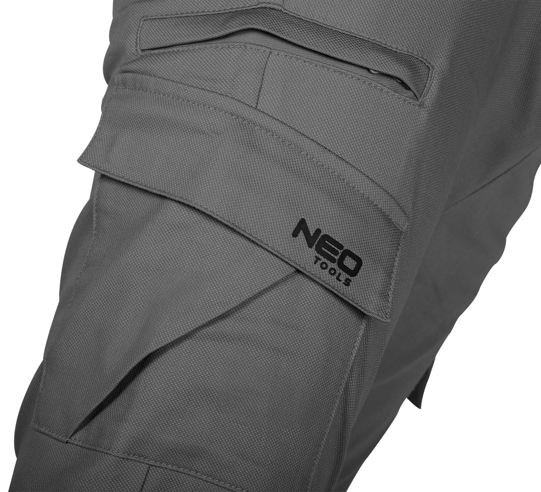 Pracovné nohavice OUTDOOR, typ jogger, sivé, veľkosť XXXL od NEO TOOLS nájdeš na naravis.sk