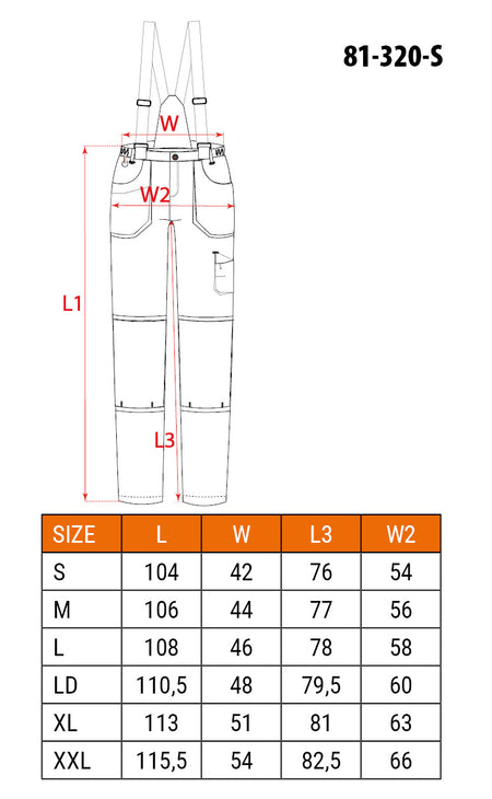 Nohavice s trakmi 6 v 1 , veľkosť S/48 od NEO TOOLS nájdeš na naravis.sk