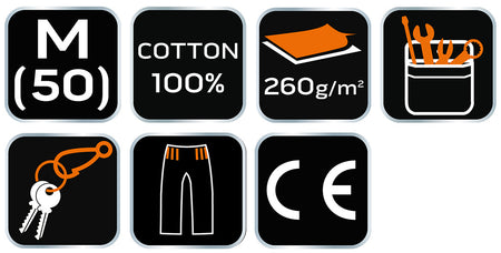 Krátke nohavice, 100% bavlna, veľkosť M od NEO TOOLS nájdeš na naravis.sk