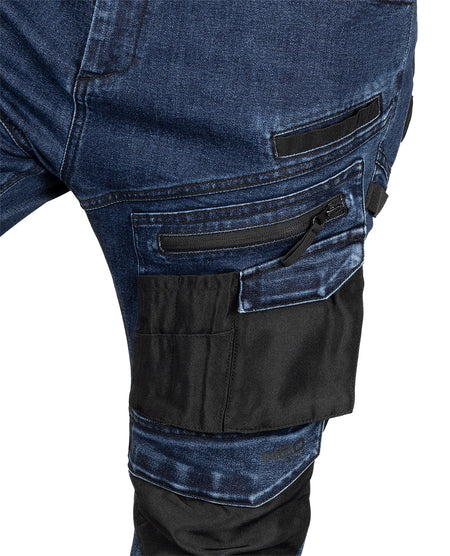 Pracovné nohavice DENIM, Oxfordská výstuž, námornícka modrá, veľkosť M od NEO TOOLS nájdeš na naravis.sk