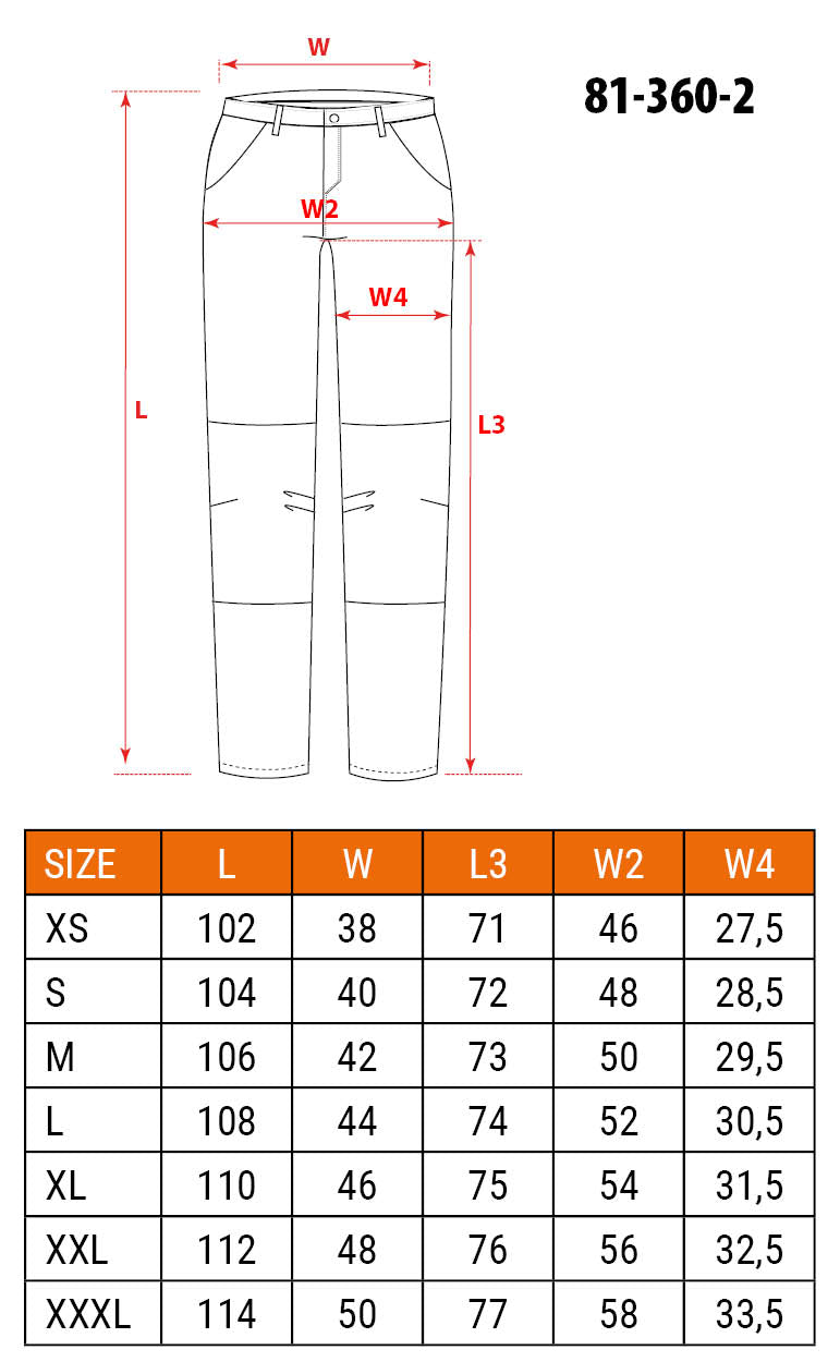Pracovné nohavice DENIM, Oxfordská výstuž, sivé, veľkosť XS od NEO TOOLS nájdeš na naravis.sk