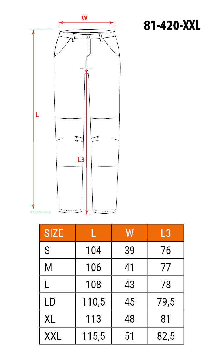 Nohavice XXL / 58 od NEO TOOLS nájdeš na naravis.sk