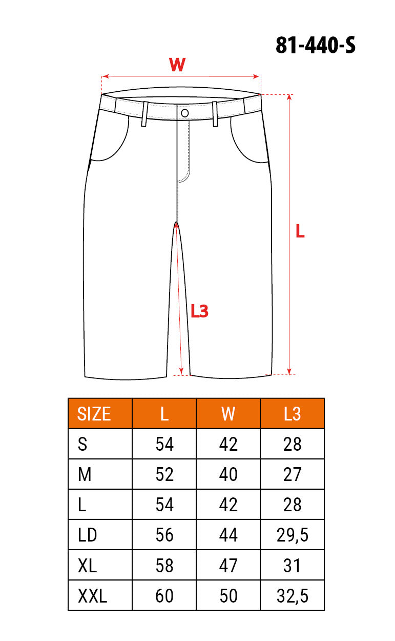Krátke nohavice BASIC, veľkosť S/48 od NEO TOOLS nájdeš na naravis.sk