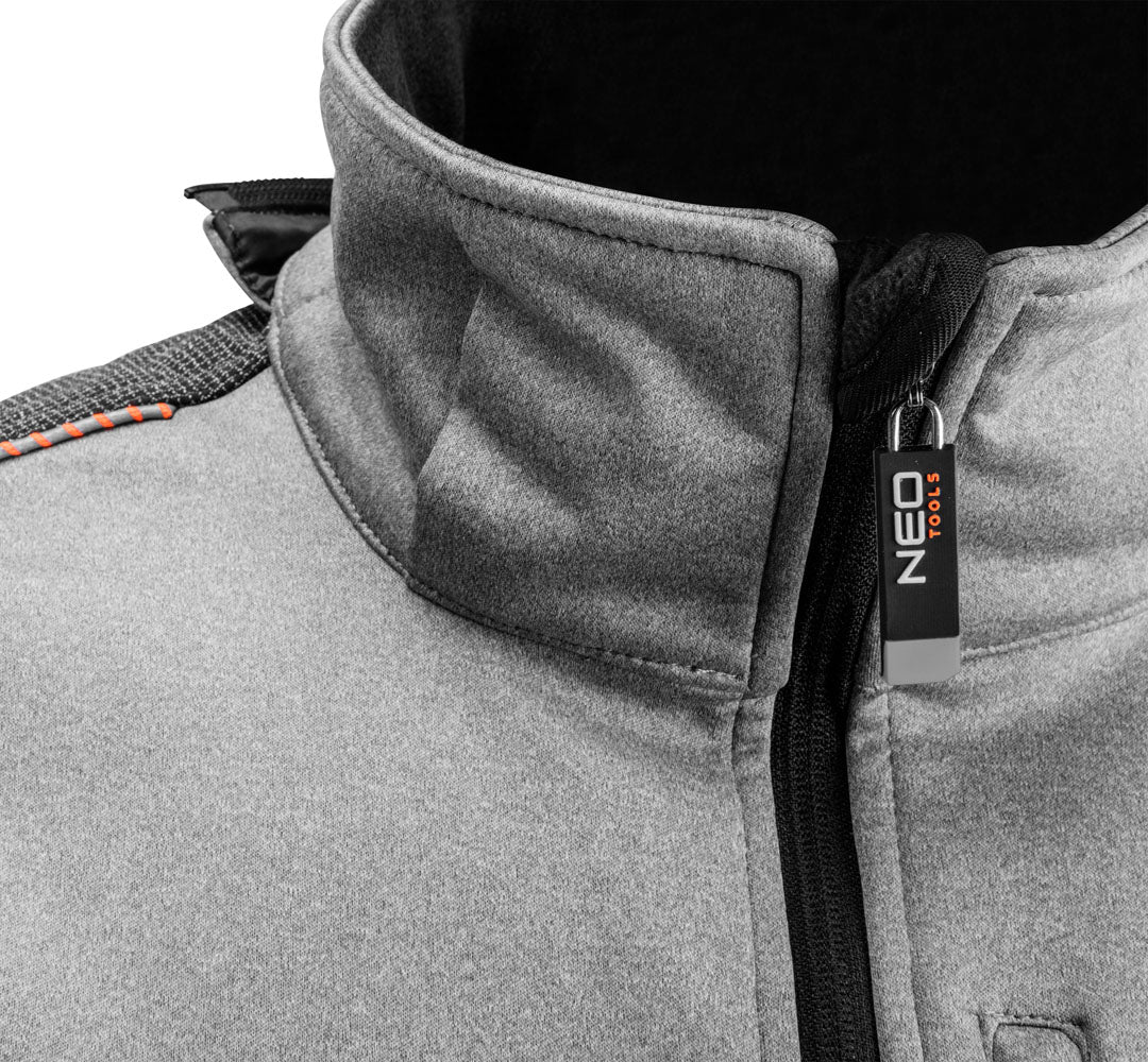 Pracovná bunda softshellová, s odopínateľnou kapucňou, veľkosť XL od NEO TOOLS nájdeš na naravis.sk