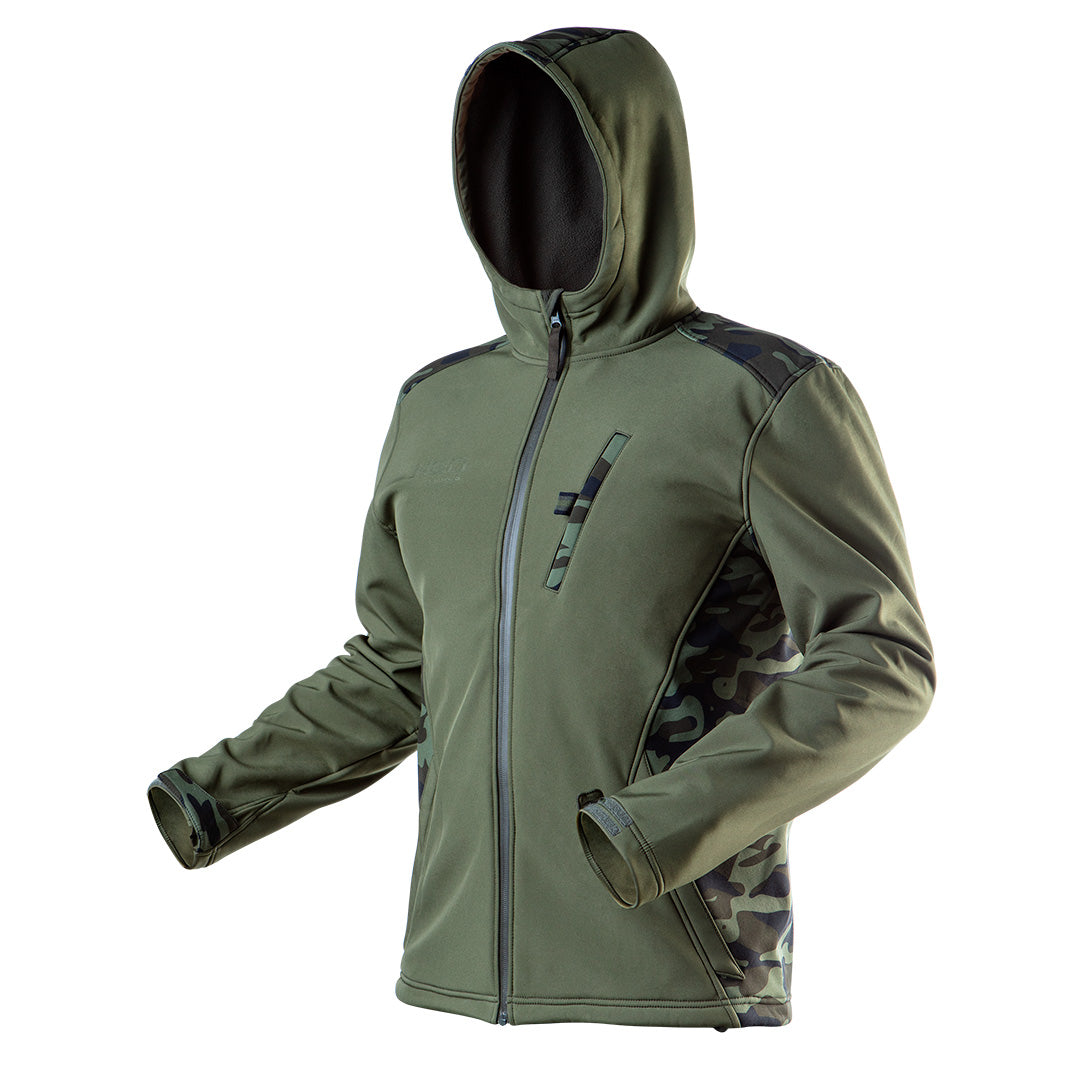 Softshellová bunda CAMO, veľkosť XL od NEO TOOLS nájdeš na naravis.sk