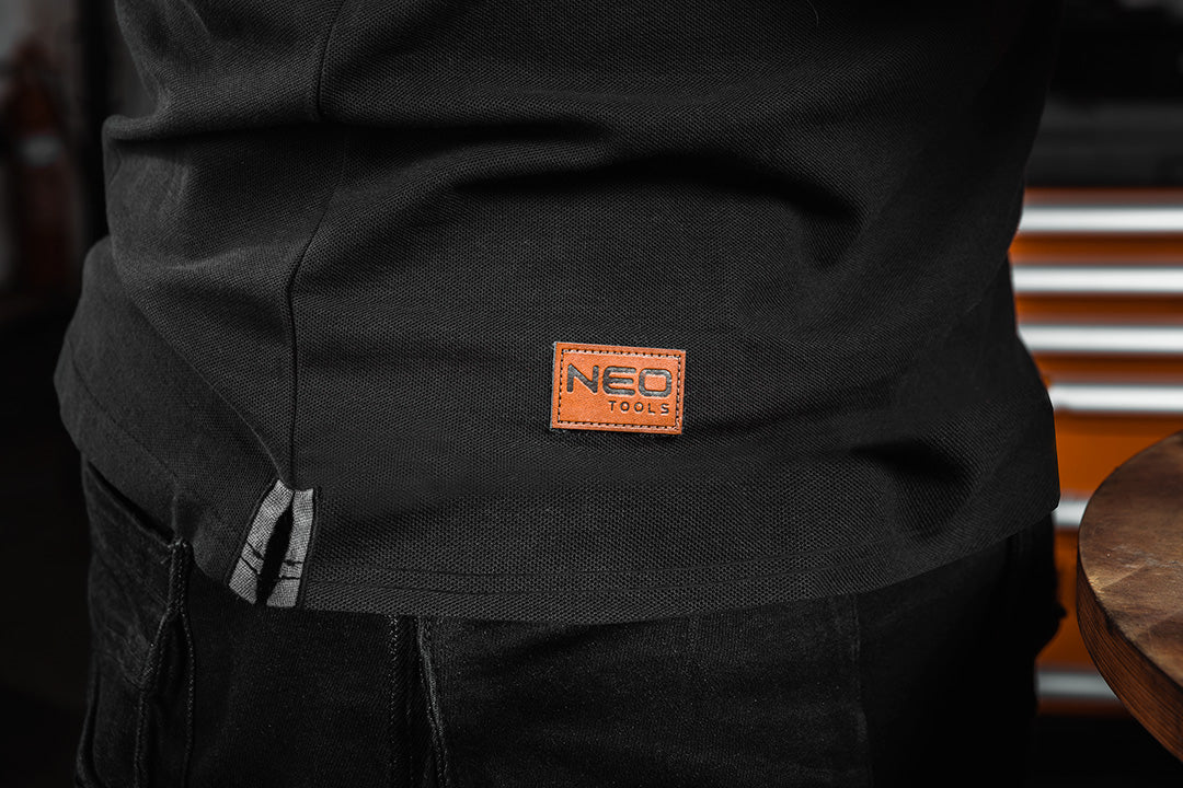 DENIM polokošeľa, čierna, veľkosť S od NEO TOOLS nájdeš na naravis.sk