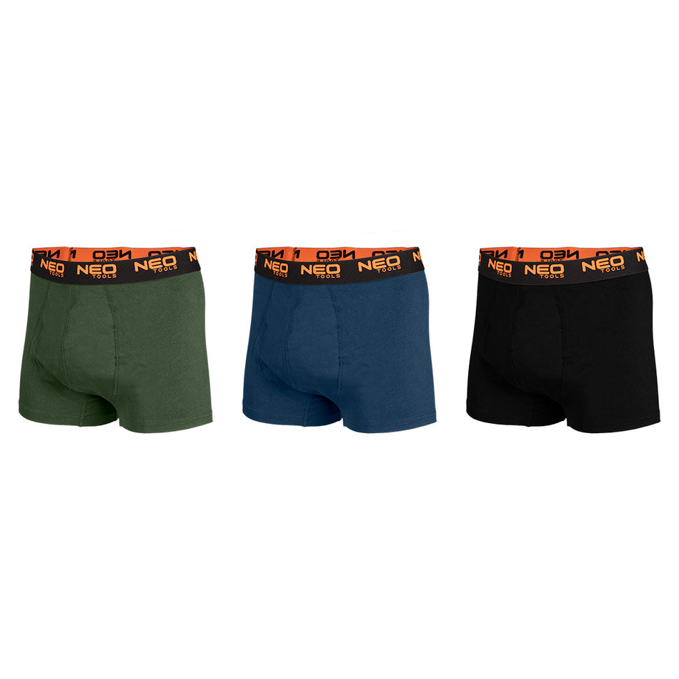 Boxerky basic 2, 3-pack, veľkosť XL od NEO TOOLS nájdeš na naravis.sk