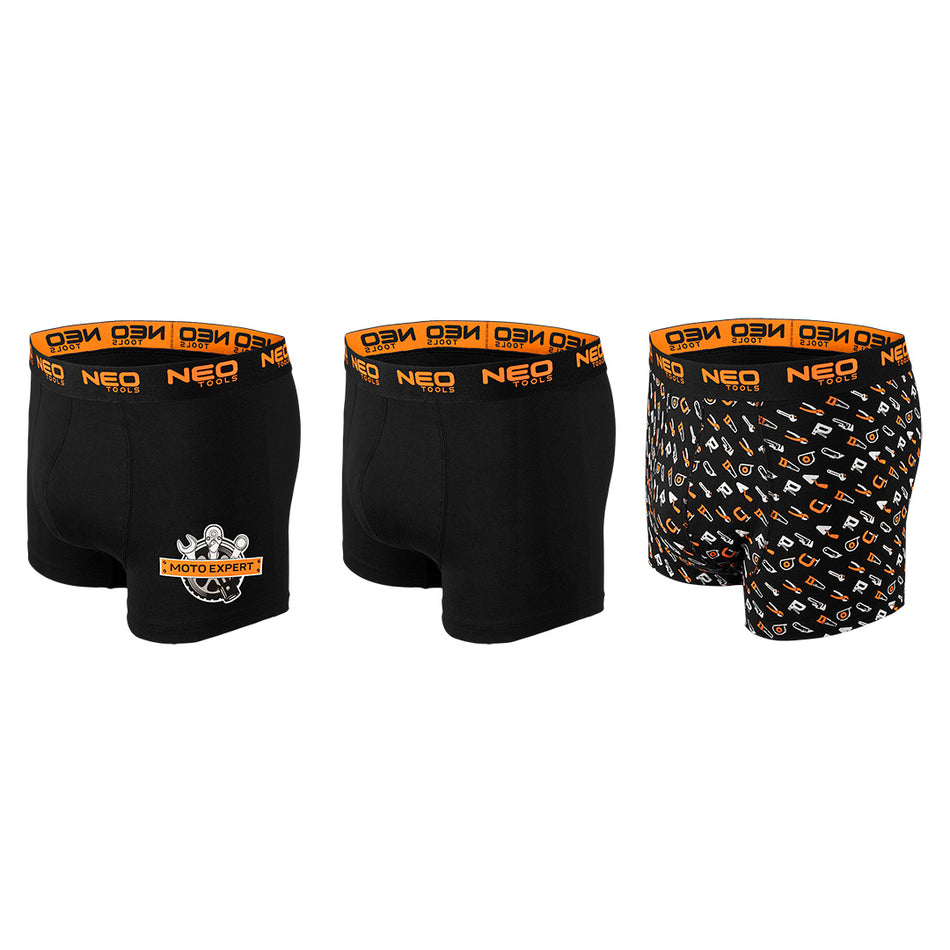 Základné boxerky, balenie po 3 kusoch, veľkosť M od NEO TOOLS nájdeš na naravis.sk