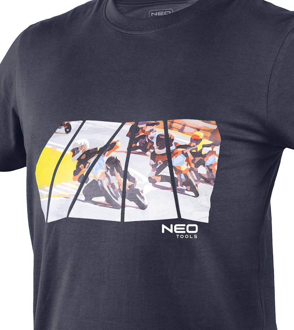 Tričko s potlačou, motorka, veľkosť XXXL od NEO TOOLS nájdeš na naravis.sk