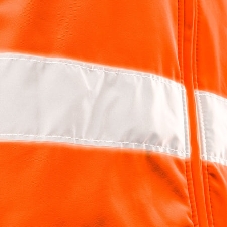 Pracovná bunda výstražná softshellová s kapucňou, oranžová, veľkosť XXXL od NEO TOOLS nájdeš na naravis.sk