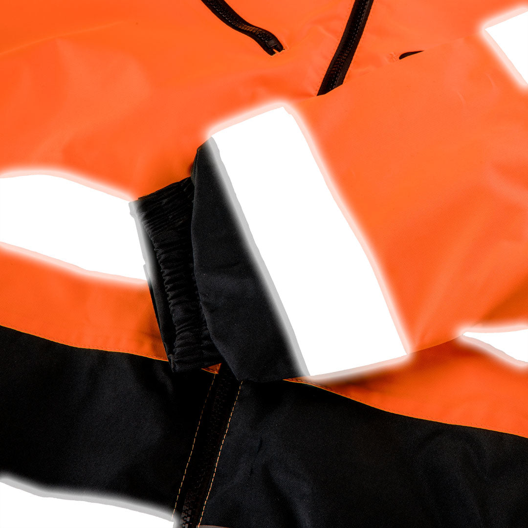 Pracovná bunda výstražná zateplená, oranžová, veľkosť XL od NEO TOOLS nájdeš na naravis.sk