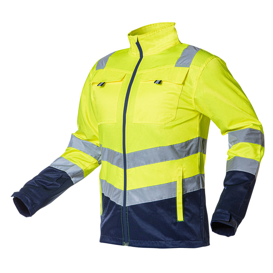 Výstražná bunda 40% polyester, 60% bavlna, 260 g/m2, veľkosť L od NEO TOOLS nájdeš na naravis.sk