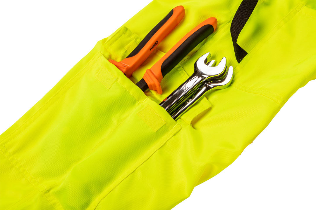 Výstražná pracovná kombinéza, žltá, veľkosť M od NEO TOOLS nájdeš na naravis.sk