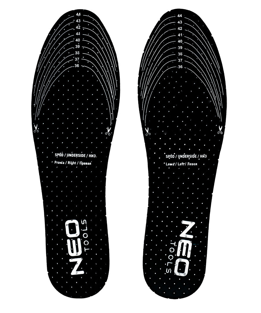 Vložky do topánok z aktívneho karbónu, strihateľné 36-45 od NEO TOOLS nájdeš na naravis.sk
