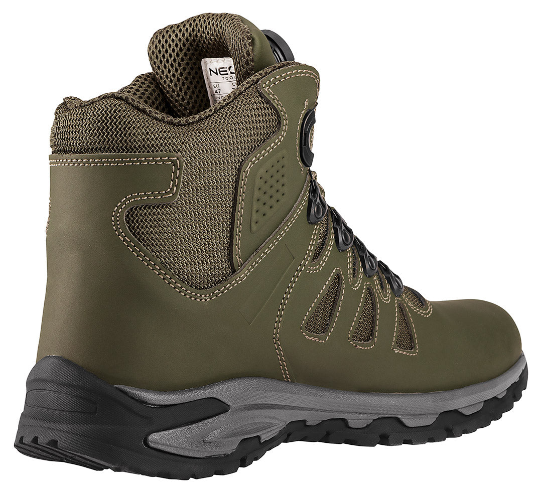 Pracovná obuv O2 SR FO, viazanie káblov s gombíkom, veľkosť 44 od NEO TOOLS nájdeš na naravis.sk