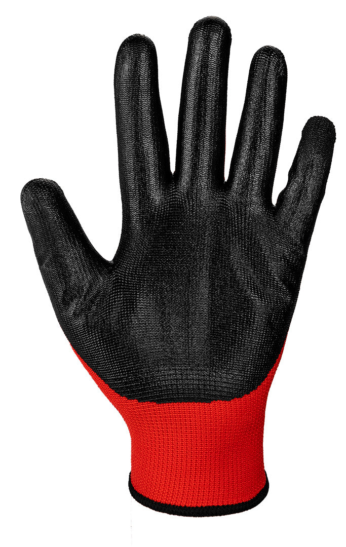 Pracovné rukavice, polyester s latexovým povlakom (hladké), kat. 1, veľkosť 10 od TOPEX nájdeš na naravis.sk