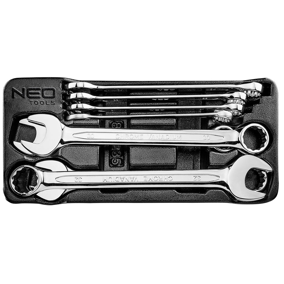 Ploché-očkové kľúče 20-32 mm, súprava 8 ks od NEO TOOLS nájdeš na naravis.sk