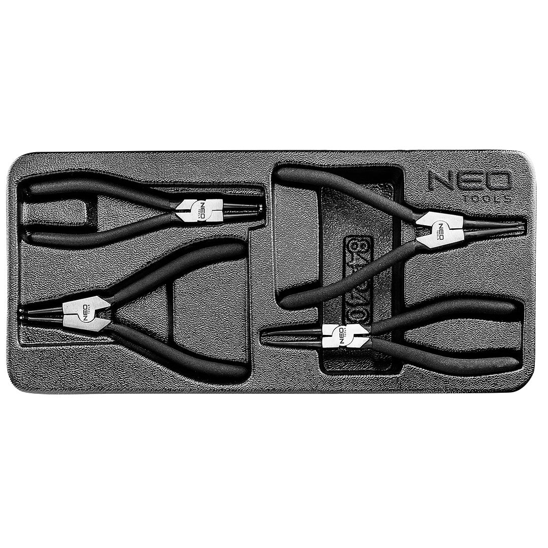 Kliešte na poistné krúžky, súprava 4 ks od NEO TOOLS nájdeš na naravis.sk