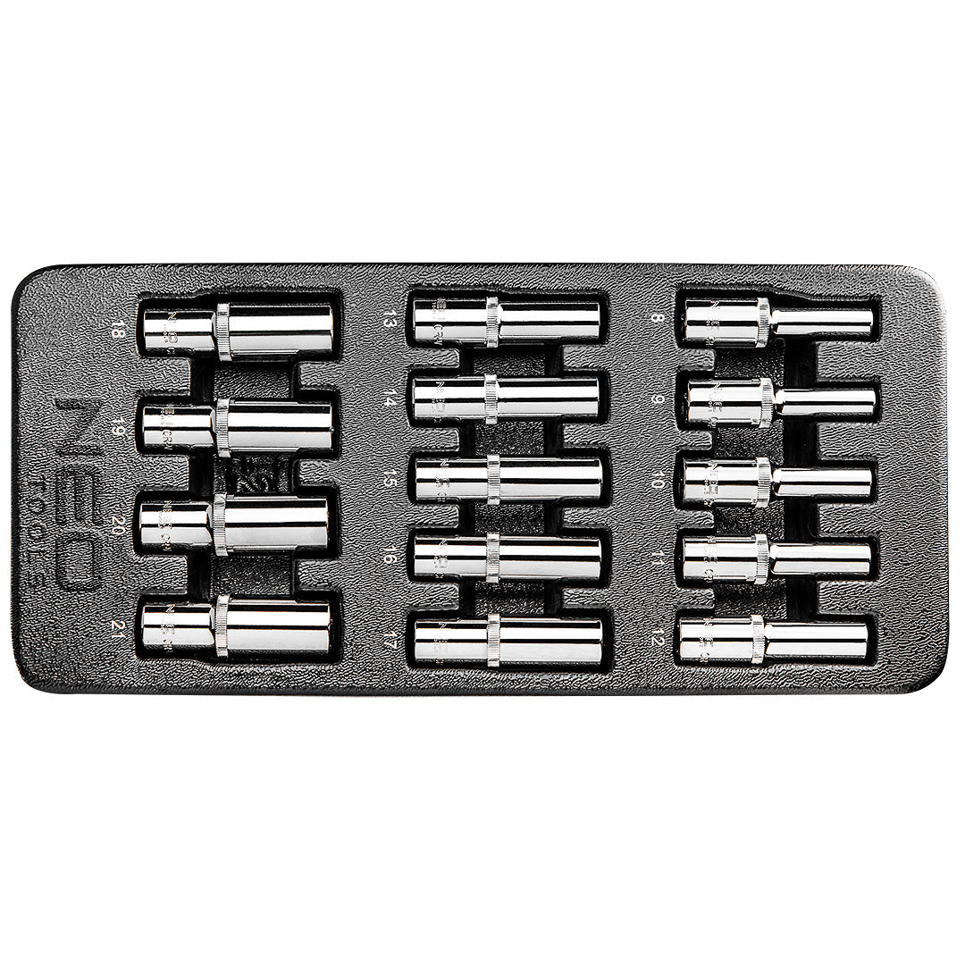Dlhé nástavce 1/2", 8-21 mm, súprava 14 ks od NEO TOOLS nájdeš na naravis.sk