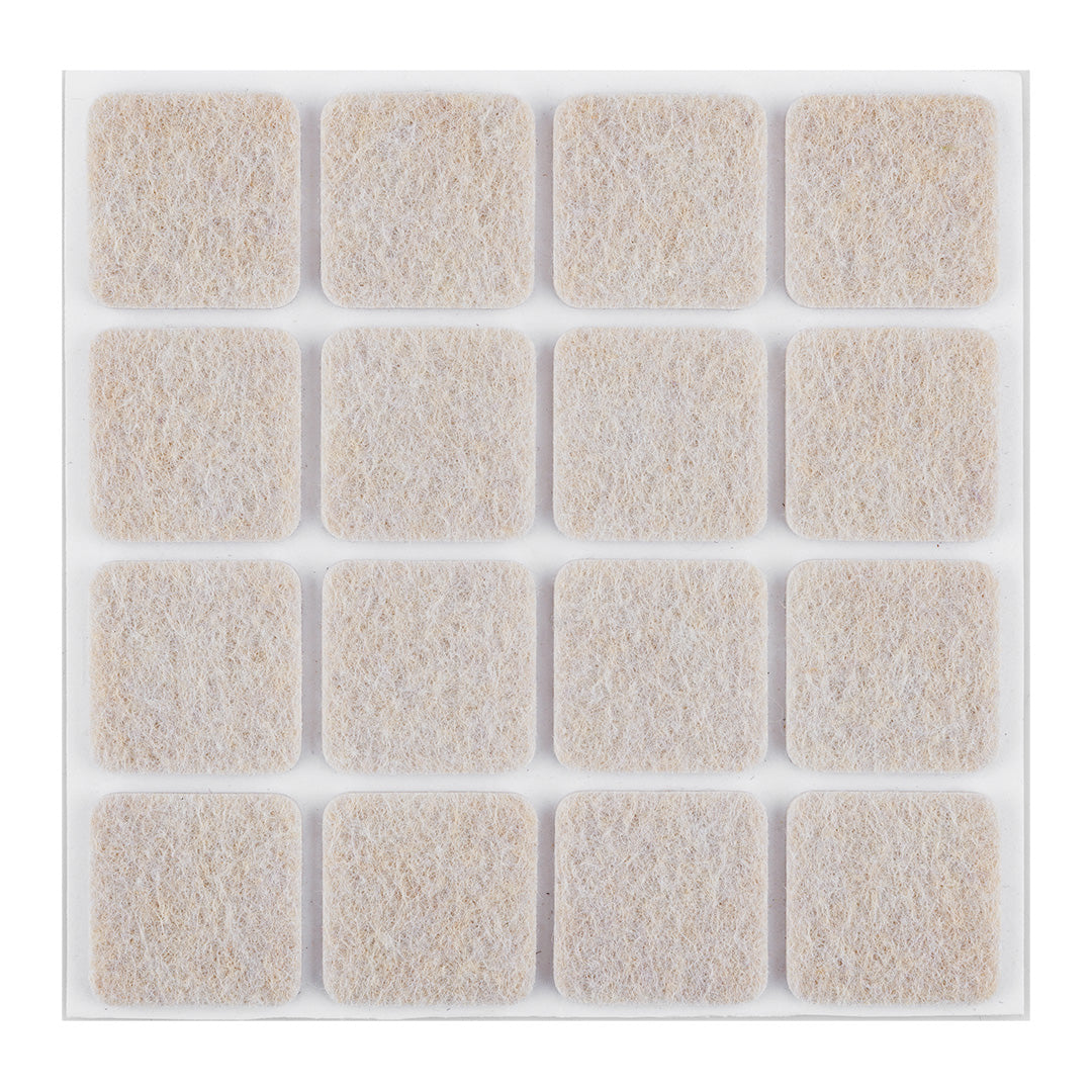 Samolepiace filcové podložky, svetlohnedé 25x25 mm, 16 ks. od NEO TOOLS nájdeš na naravis.sk