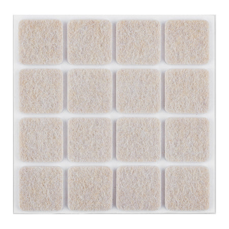 Samolepiace filcové podložky, svetlohnedé 25x25 mm, 16 ks. od NEO TOOLS nájdeš na naravis.sk