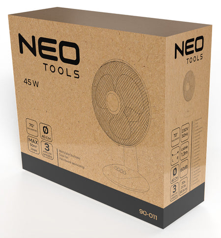 Stolný ventilátor 45 W od NEO TOOLS nájdeš na naravis.sk
