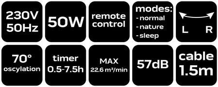 Stĺpový ventilátor 50 W od NEO TOOLS nájdeš na naravis.sk