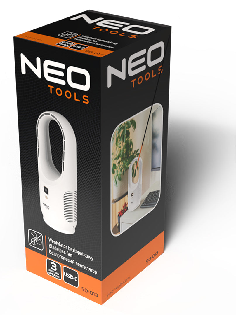 Akumulačný ventilátor bez lopatiek od NEO TOOLS nájdeš na naravis.sk