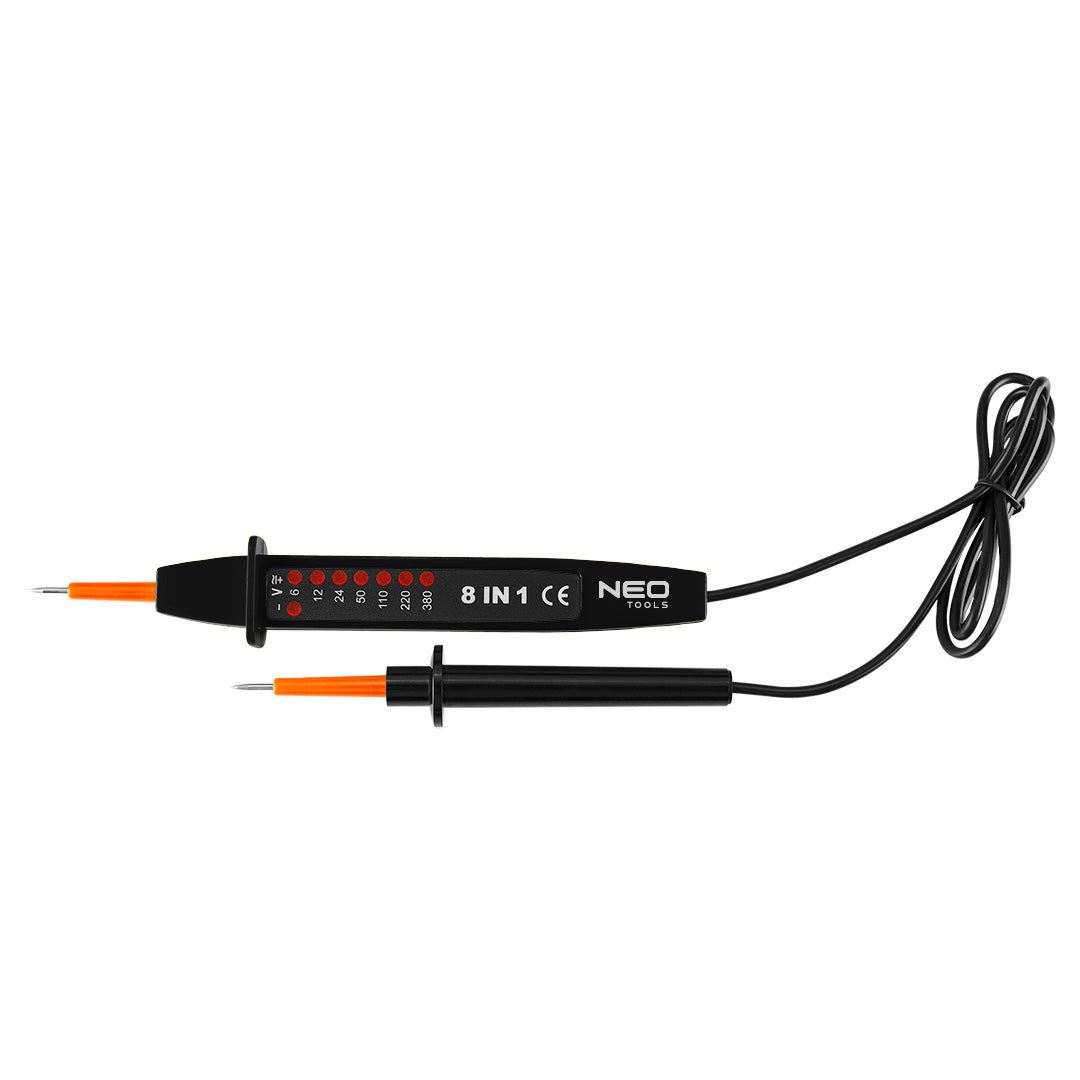 Multifunkčný tester napätia 8 v 1 AC/DC 6-380 V od NEO TOOLS nájdeš na naravis.sk