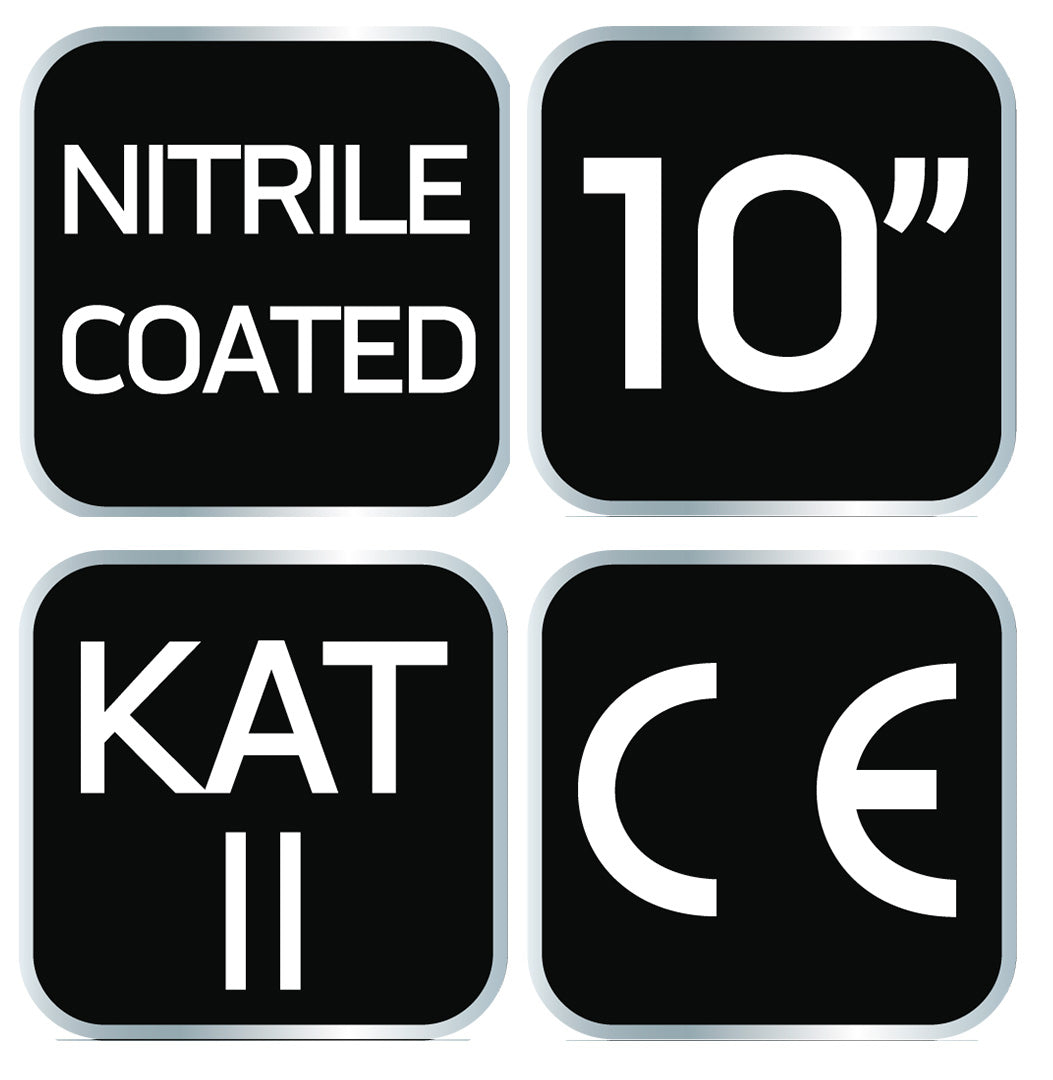 Pracovné rukavice, polyester s nitrilovým povlakom (pieskové),4131X, veľkosť 10 od NEO TOOLS nájdeš na naravis.sk