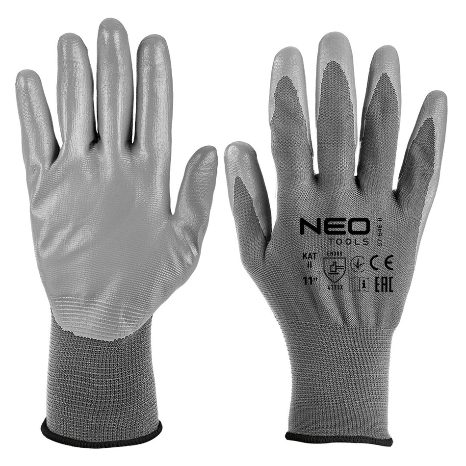 Pracovné rukavice, polyester s PU povlakom, 4131X, veľkosť 11 od NEO TOOLS nájdeš na naravis.sk