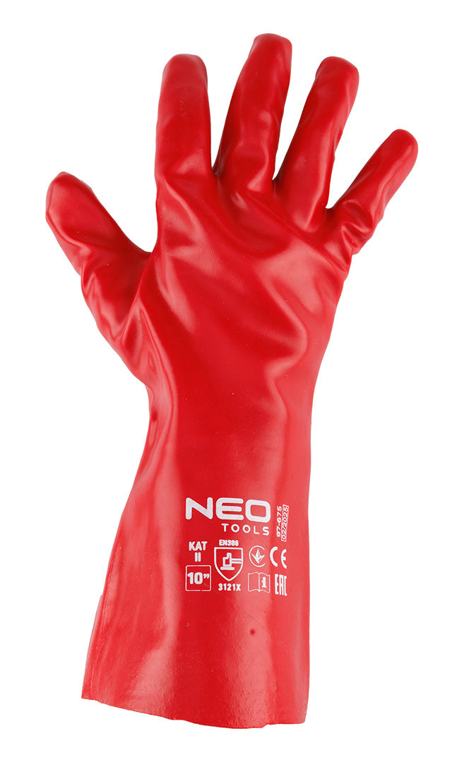 Ochranné dlhé rukavice z PVC, 3121X, veľkosť 10 od NEO TOOLS nájdeš na naravis.sk