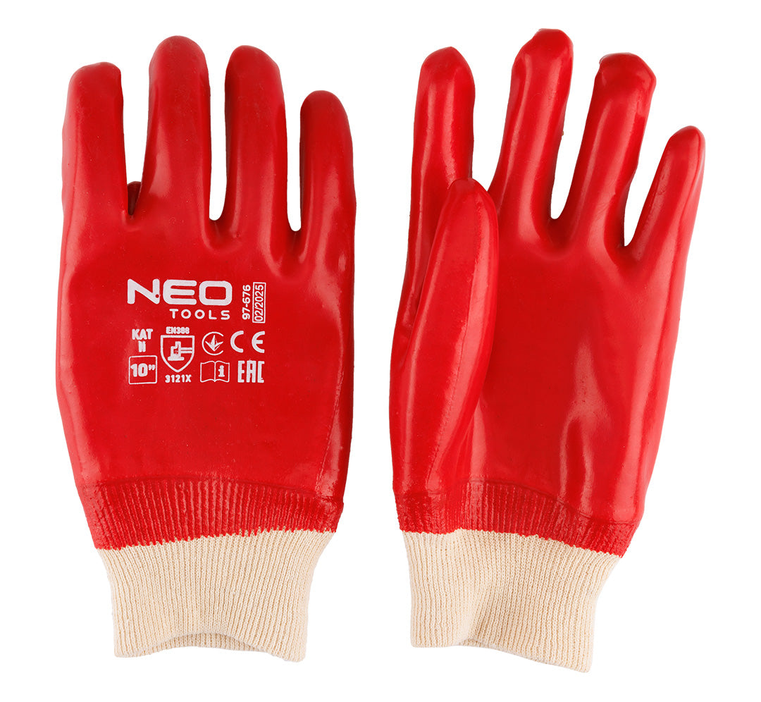Pracovné rukavice, bavlnené s PVC povlakom, 3121X, veľkosť 10 od NEO TOOLS nájdeš na naravis.sk