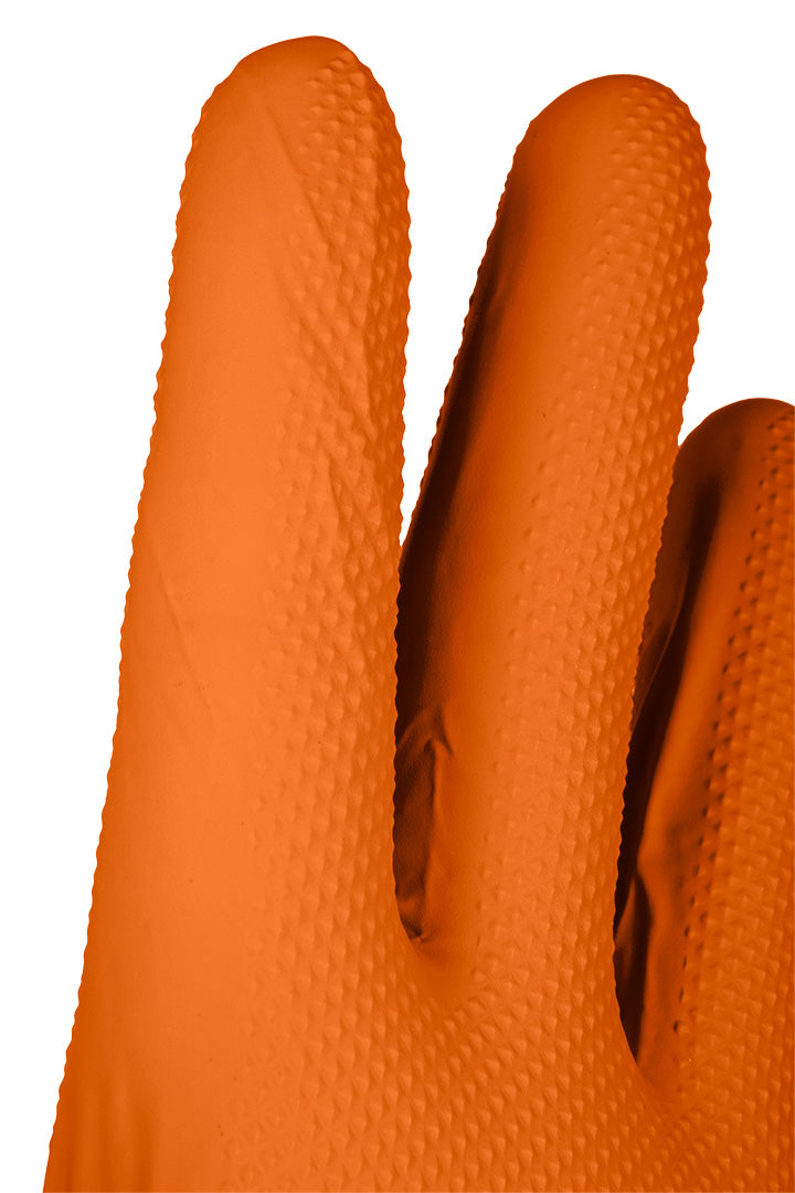 Perforované nitrilové rukavice, oranžové, 50 kusov, veľkosť XL od NEO TOOLS nájdeš na naravis.sk