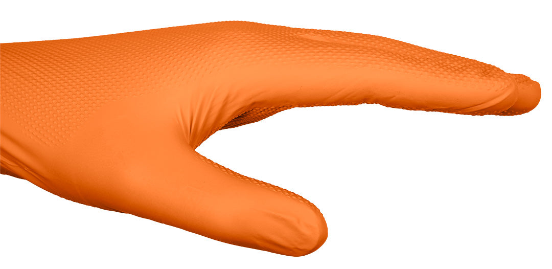 Perforované nitrilové rukavice, oranžové, 50 kusov, veľkosť XL od NEO TOOLS nájdeš na naravis.sk