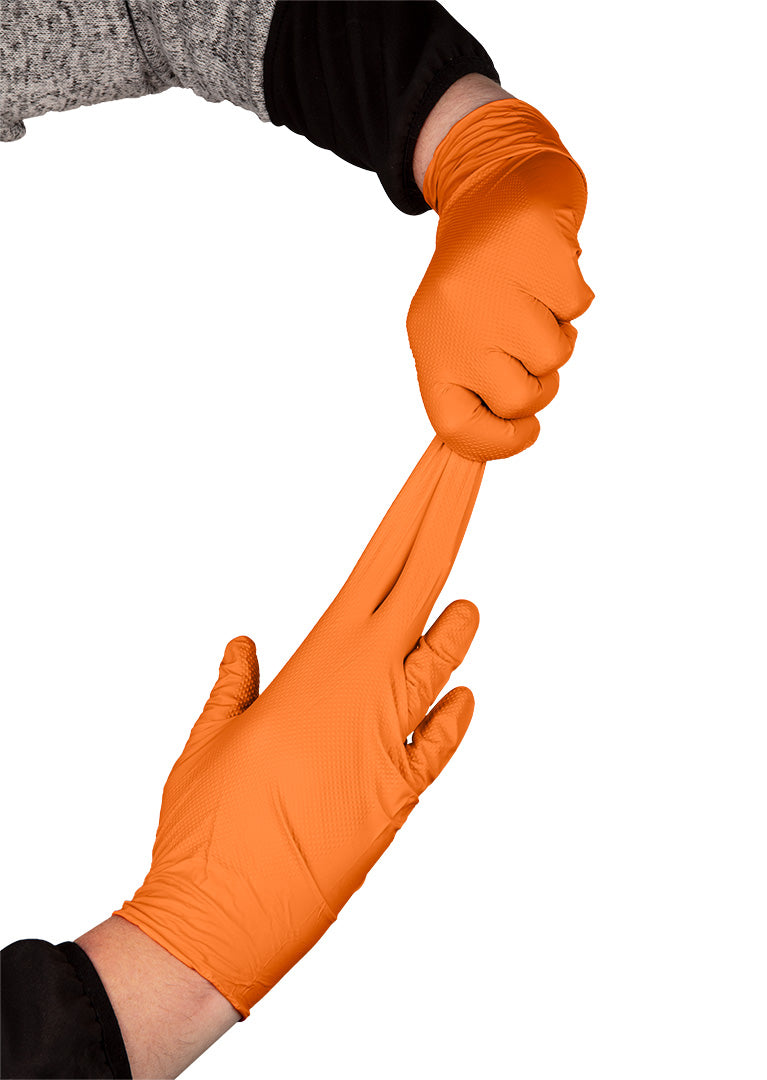 Perforované nitrilové rukavice, oranžové, 50 kusov, veľkosť XL od NEO TOOLS nájdeš na naravis.sk