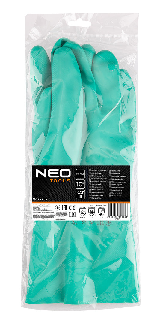 Chemicky odolné nitrilové rukavice, veľkosť 10 od NEO TOOLS nájdeš na naravis.sk