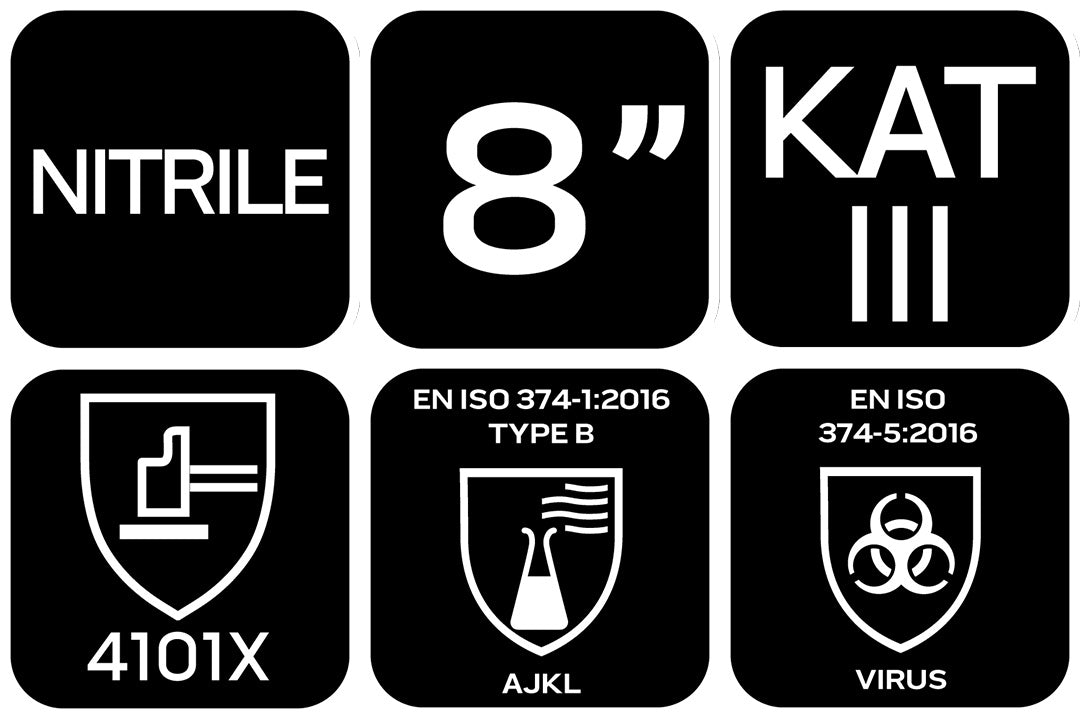 Chemicky odolné nitrilové rukavice, veľkosť 8 od NEO TOOLS nájdeš na naravis.sk