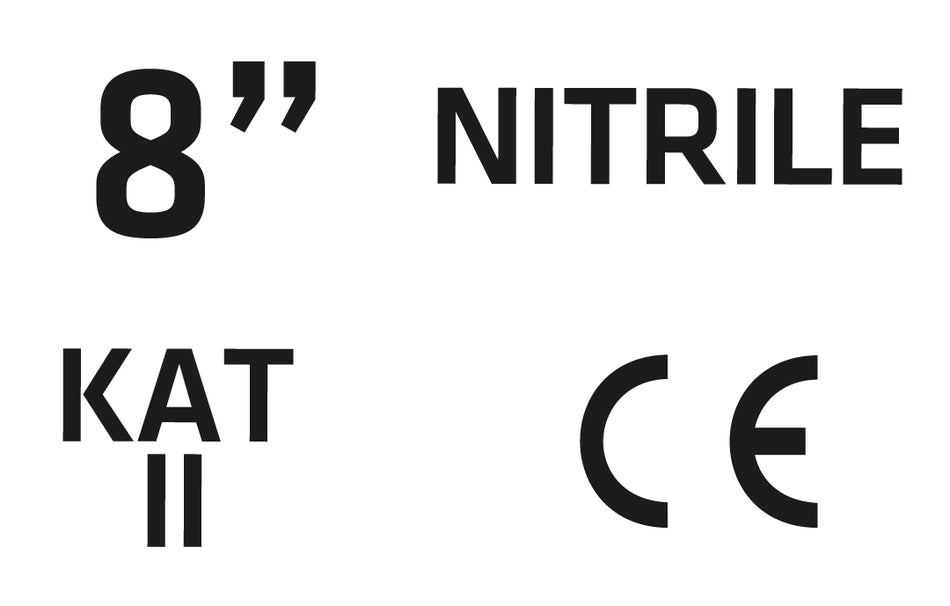 Záhradné rukavice potiahnuté nitrilom, veľkosť 8" od VERTO nájdeš na naravis.sk