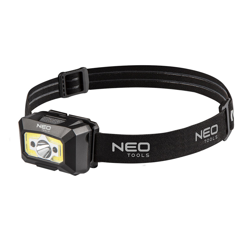 Batéria USB čelovka 250 lm COB LED + senzor pohybu od NEO TOOLS nájdeš na naravis.sk