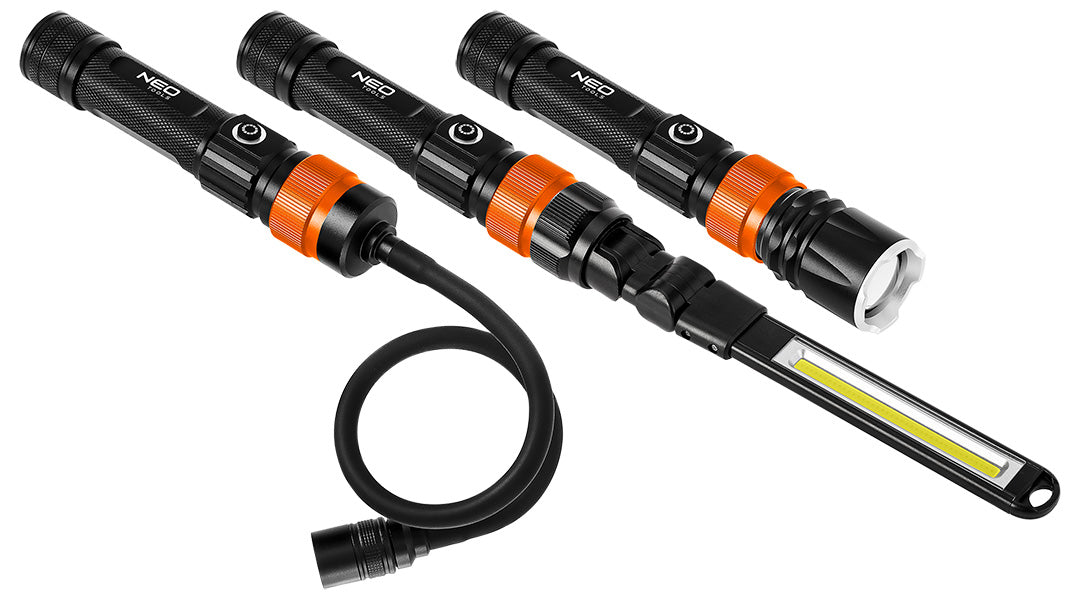 Lampa 3 v 1 od NEO TOOLS nájdeš na naravis.sk
