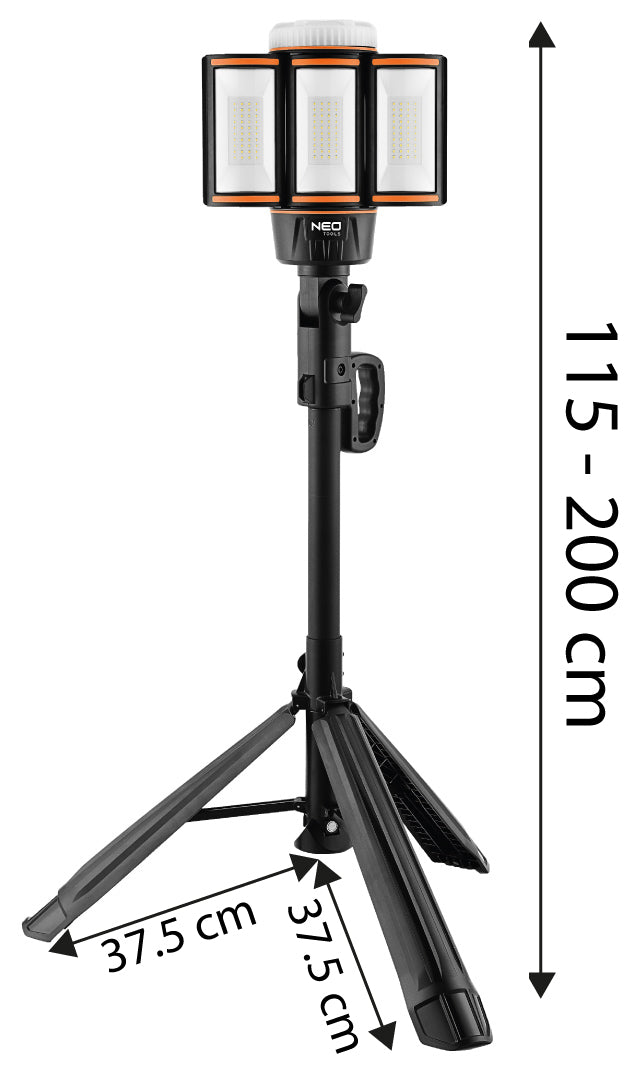 Stojanová lampa na batérie 5000lm + nabíjačka od NEO TOOLS nájdeš na naravis.sk