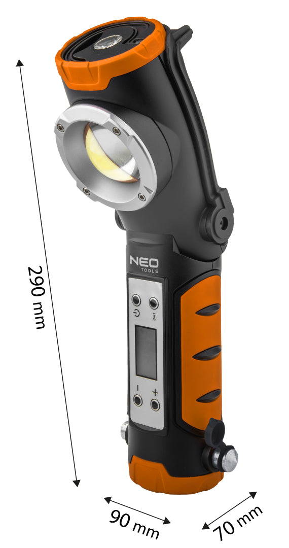 Batériová lampa 800lm s kompresorom od NEO TOOLS nájdeš na naravis.sk